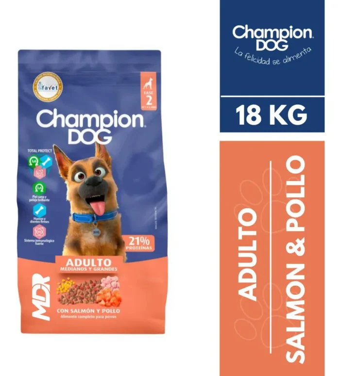 Champion Dog Pollo Y Salmon 18kg