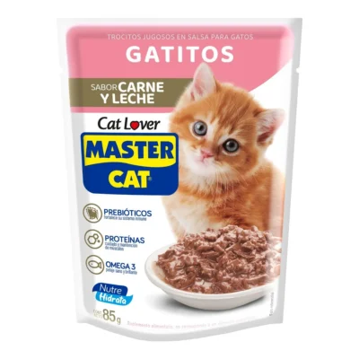 master cat pouch gatito 85gr
