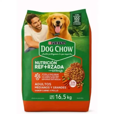 Dog Chow ADT Raza Mediano Grande Carne Pollo 16.5kg