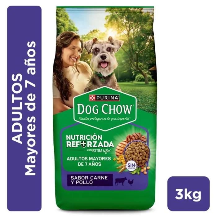 Dog Chow Senior 7 Todas las Razas 3kg Dog Chow Senior 7 Todas las Razas 3kg